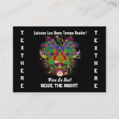 大きい謝肉祭のパーティーの最も最高のな眺めはノートを見ます 名刺 (裏面)