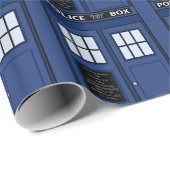 大きい警察箱のドアのギークのギフト包むこと ラッピングペーパー (ロールコーナー)