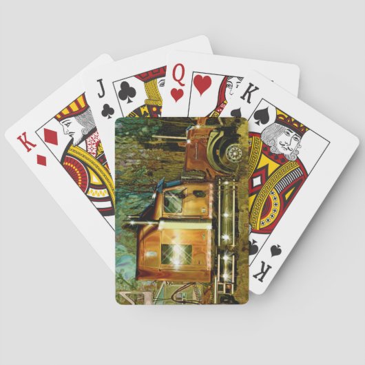 大きい貨物貨物自動車のトラック運転手のトランプ トランプ (裏面)