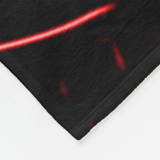 大きい赤くクラシックな鬼の武士のカスタム フリースブランケット (角)