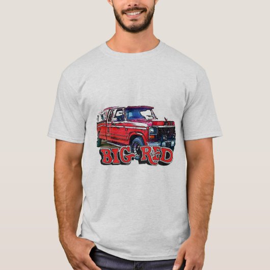 大きい赤しかしないゴム!! Tシャツ (正面)