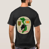 大きい赤1のベトナムの獣医パッチのTシャツ Tシャツ (裏面)