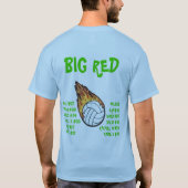 大きい赤 Tシャツ (裏面)