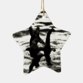 大きい足およびBessie湖モンスターの目撃 セラミックオーナメント (右)