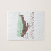 大きい足 ジグソーパズル (横)