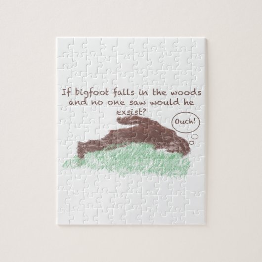 大きい足 ジグソーパズル (縦)