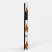 大きい跳躍のノウサギの子鹿ブラウン Case-Mate iPhoneケース (裏面/右)