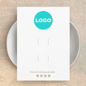 大きい追加ロゴ2つのヘアクリップアクセサリディスプレイ エンクロージャーカード