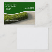 大きい造園の名刺 名刺 (正面/裏面)