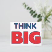 大きい郵便はがきを考えて下さい ポストカード (スタンド正面)