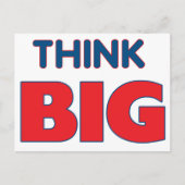 大きい郵便はがきを考えて下さい ポストカード (正面)