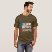 大きい酒飲み Tシャツ (正面フル)