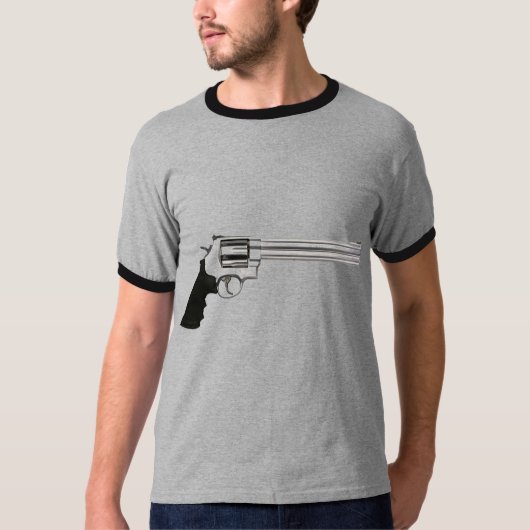 大きい銃を運んで下さい Tシャツ (正面)