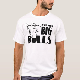 大きい雄牛-おもしろいな農家 Tシャツ