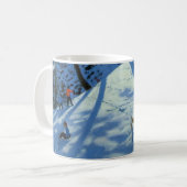 大きい雪玉Zermatt コーヒーマグカップ (正面左)