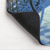 大きい雪玉Zermatt マウスパッド (コーナー)