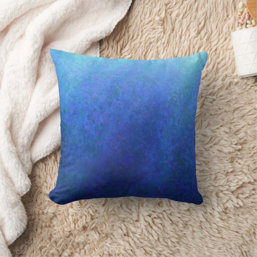 大きい青 クッション (ブランケット)