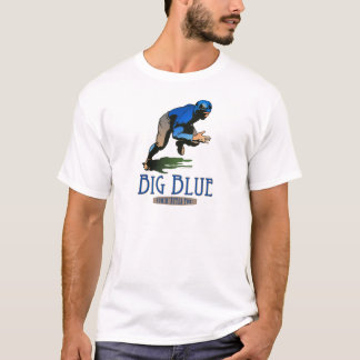 大きい青 Tシャツ