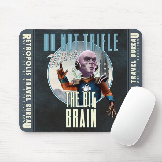 大きい頭脳のマウスパッドを軽率に扱わないで下さい マウスパッド (マウス)