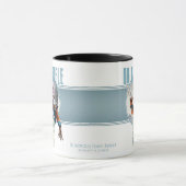 大きい頭脳のマグを軽率に扱わないで下さい マグカップ (中央)