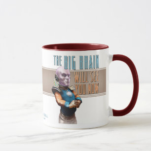 大きい頭脳は襲うのを今見ます マグカップ