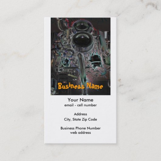 大きい馬 名刺 (正面)