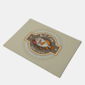 大きい魚のバー兼グリルポスター ドアマット (アングル)