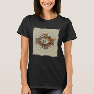 大きい魚のバー兼グリルポスター Tシャツ
