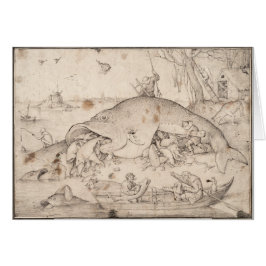 大きい魚はPieter Bruegelによって小さい魚を食べます