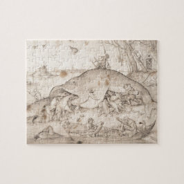 大きい魚はPieter Bruegelによって小さい魚を食べます ジグソーパズル