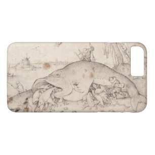 大きい魚はPieter Bruegelによって小さい魚を食べます iPhone 8 Plus/7 Plusケース