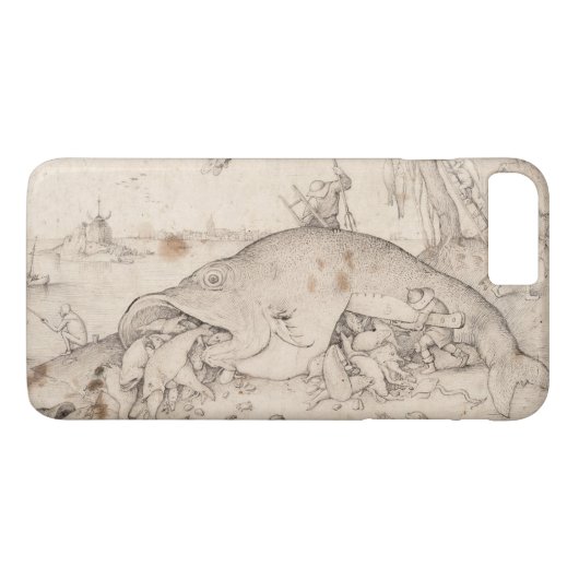 大きい魚はPieter Bruegelによって小さい魚を食べます Case-Mate iPhoneケース (裏面(横))