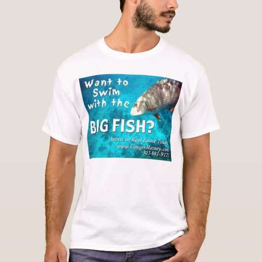 大きい魚 Tシャツ (正面)