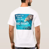 大きい魚 Tシャツ (裏面)