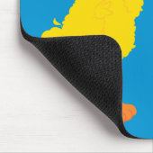 大きい鳥のグラフィック マウスパッド (コーナー)