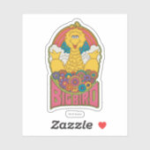 大きい鳥サイケデリックな| シール (シート)