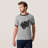 大きい黒は信号器のTシャツを覆います Tシャツ (正面フル)