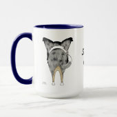 大きい鼻の滑らかなコリー マグカップ (左)