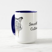 大きい鼻の滑らかなコリー マグカップ (正面左)