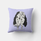 大きい鼻の英国セッター クッション (裏面)