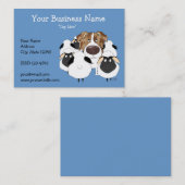 大きい鼻の赤いMerleのオーストラリア人の羊飼い 名刺 (正面/裏面)