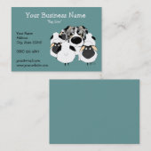 大きい鼻の青いMerleのオーストラリア人の羊飼い 名刺 (正面/裏面)