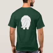 大きい鼻グレート・ピレニーズ Tシャツ (裏面)