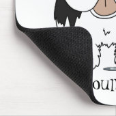 大きい鼻ニューファウンドランド マウスパッド (コーナー)