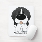 大きい鼻ニューファウンドランド マウスパッド (マウス)
