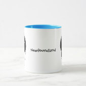 大きい鼻ニューファウンドランド マグカップ (中央)