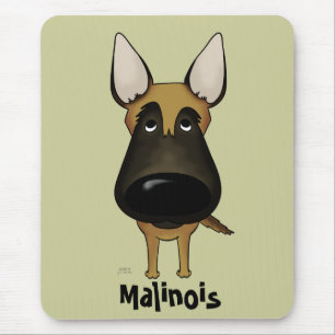 大きい鼻Malinois マウスパッド