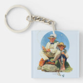 大きい1つをつかまえること キーホルダー (正面)