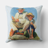 大きい1つをつかまえること クッション (裏面)