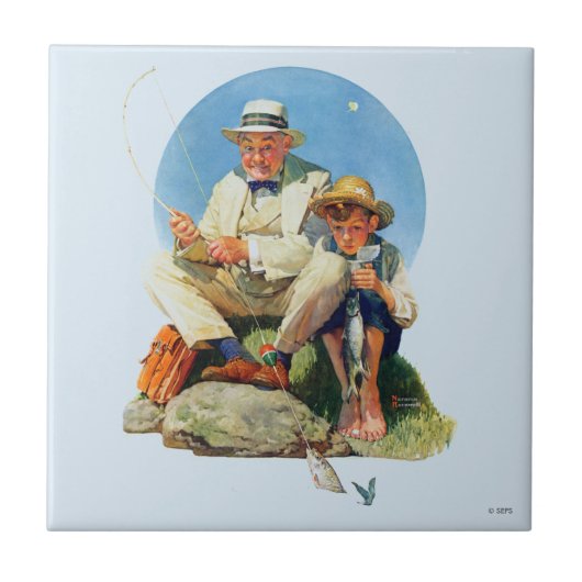 大きい1つをつかまえること タイル (正面)